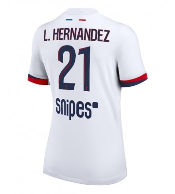 Paris Saint-Germain Lucas Hernandez #21 Seconda Maglia Femmina 2025-26 Manica Corta